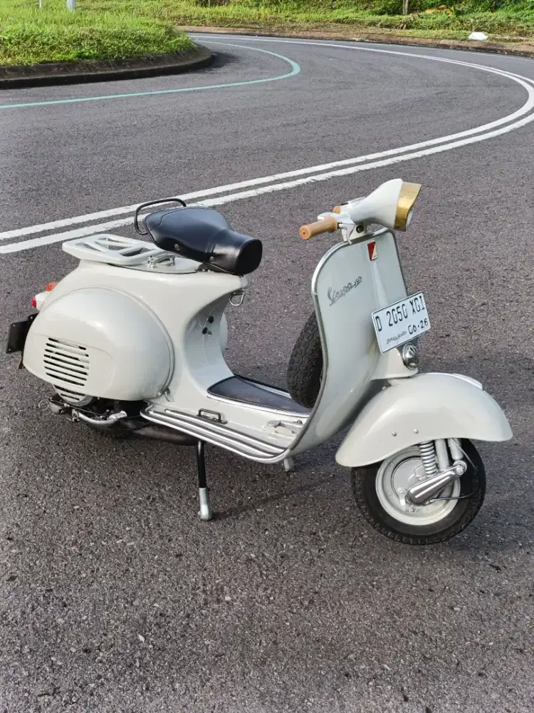 Vespa VBA 1961 Abu Abu Metalik 3Speed
