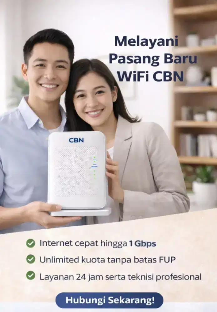 Melayani pasang baru wifi cbn