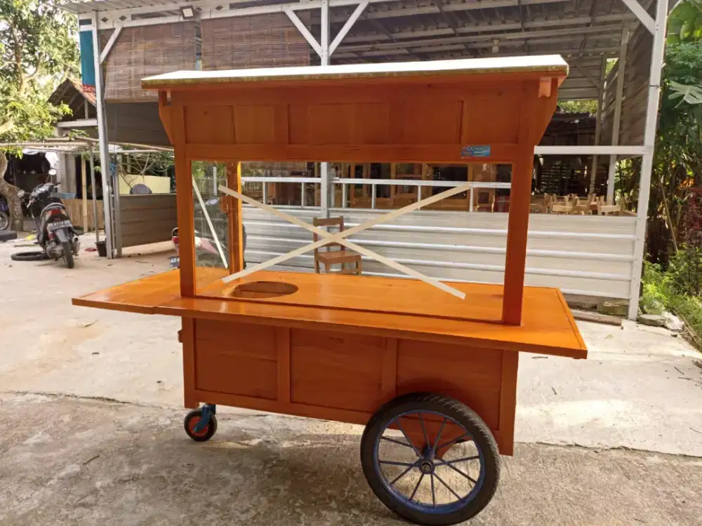 Jual Gerobak Angkringan,Bakso,Mie Ayam,Bubur,Roti BakardlL.