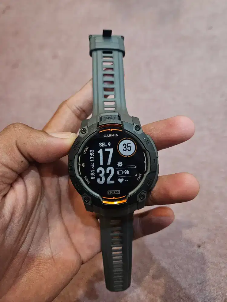 Garmin instinct 3 solar 50mm mulus garansi bisa tukrr tambah