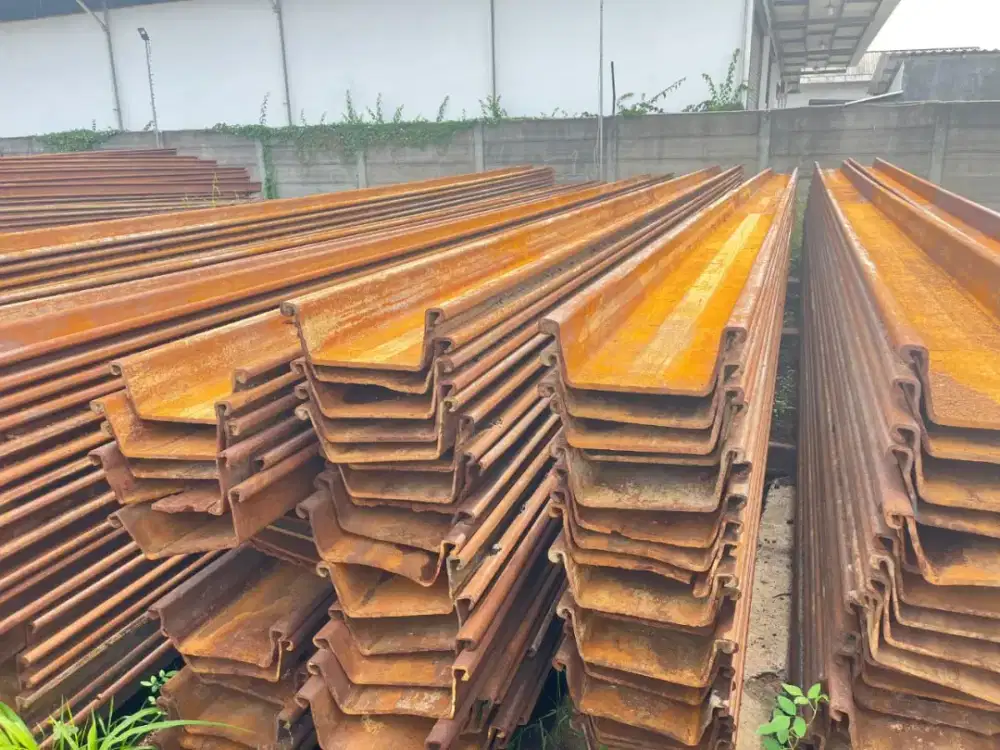 Sheet pile baja ukuran 400 x 125