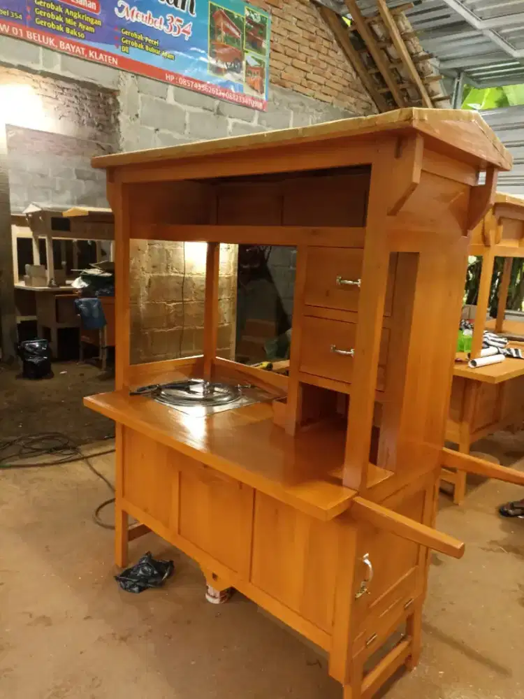 Jual Gerobak Angkringan,Bakso,Mie Ayam,Bubur,Roti BakardlL.