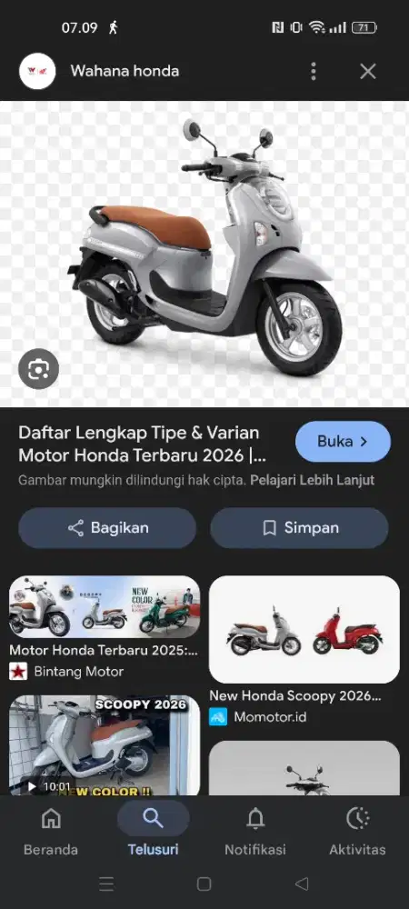 Cari DP motor yg murah