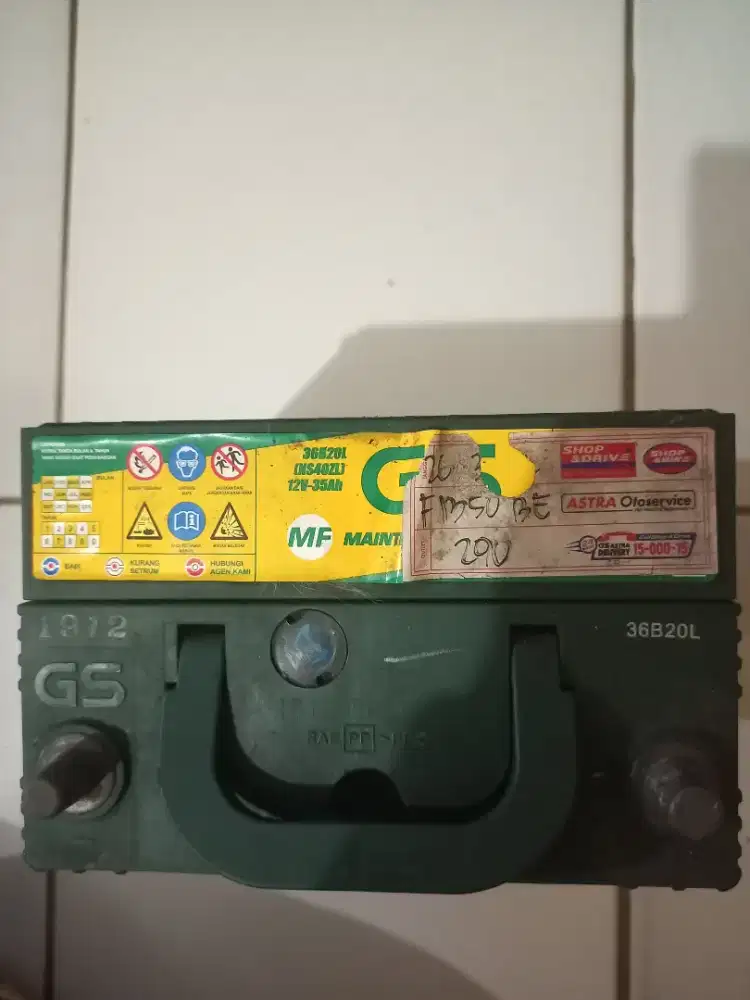 AKI Kering GS Astra 36B20L (bekas)