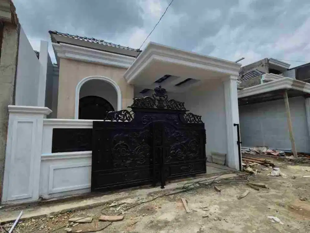 RUMAH TANPA B CHEKING DEKAT UNILA ONE GATE SYSTEM + SECURITY DAN DEKAT JALAN RAYA SUKARNO HATTA