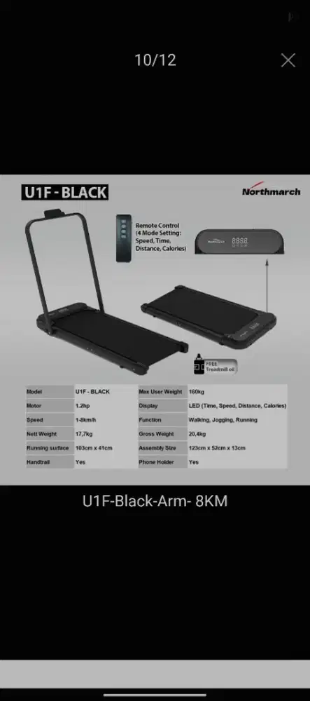 DIJUAL CEPAT TREADMIL U1F