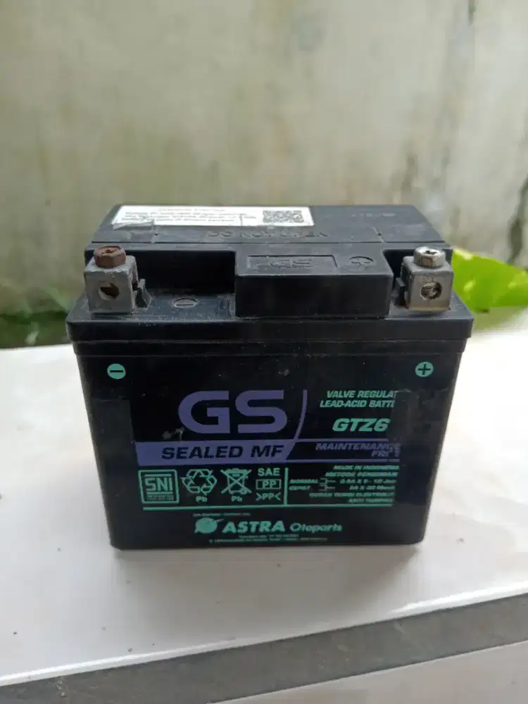 Di jual Aki second bekas merk Gs