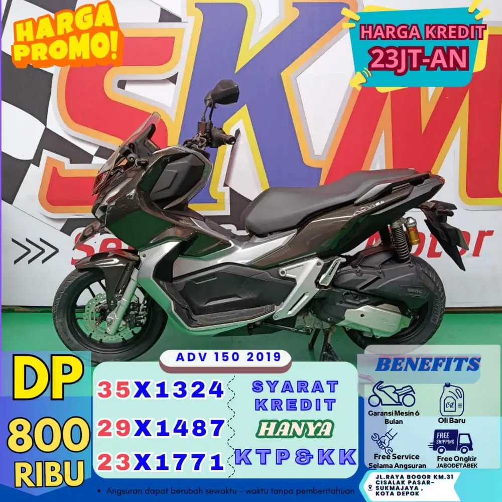 1hari proses dp 800rb kredit adv 150 2019