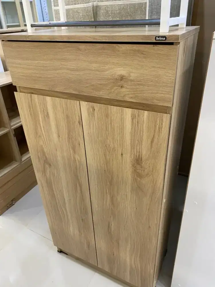 Kabinet sepatu oak/ white