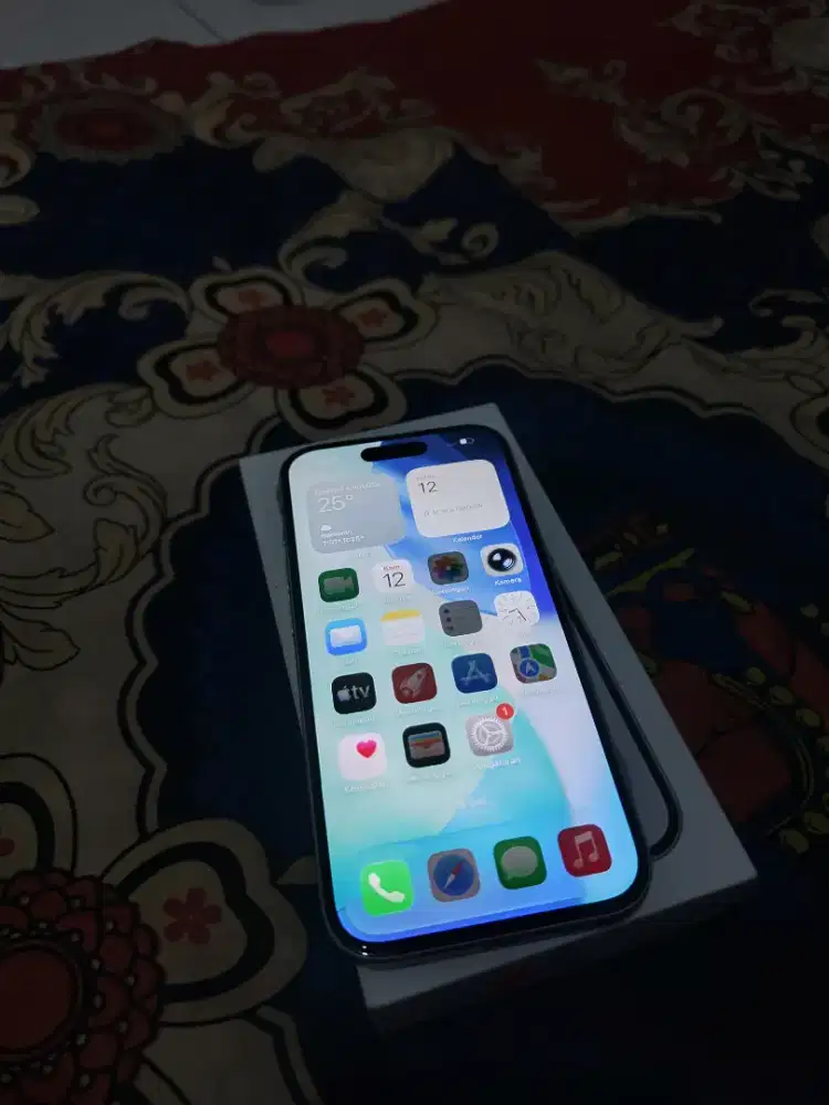 Iphone 15 128gb blue lengkap original