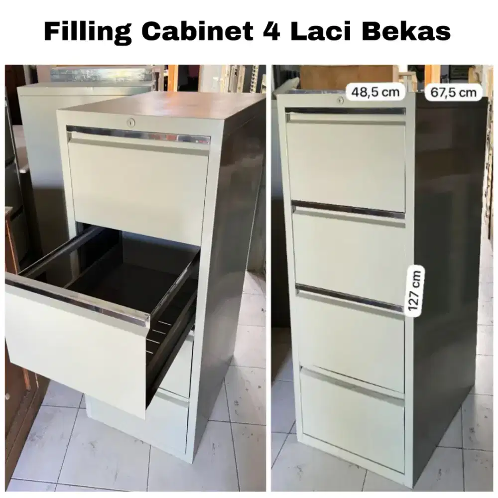 FC 4 Laci Bekas Filling Cabinet 4 Laci Lemari Besi 4 Laci