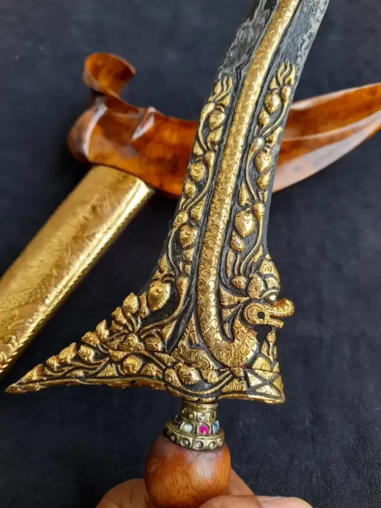 keris naga nogo jangkung kinatah gajahsingo est mataram mangkurat
