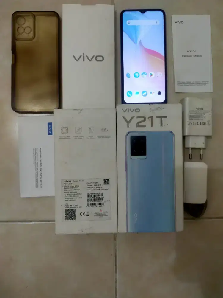 Vivo Y21T 6/128 asli Vivo bukan barang refurbish