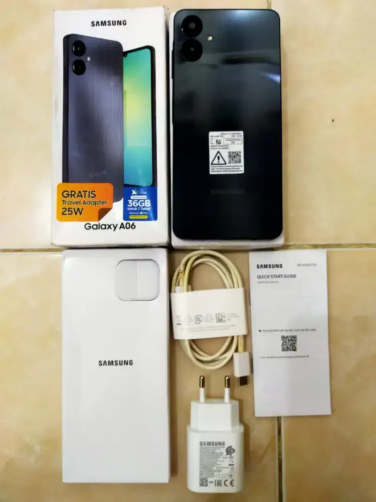 Samsung A06 ram 4/64 dan 4/128