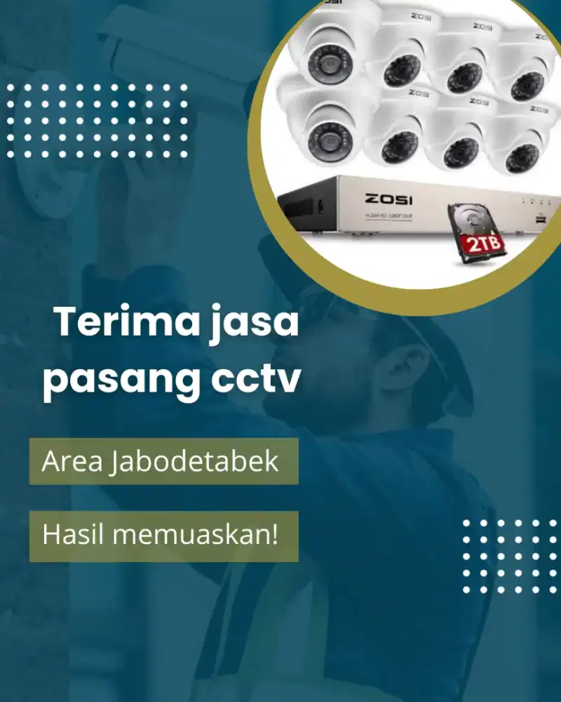 TERIMA JASA PASANG CCTV INDOOR DAN EKSTERIOR