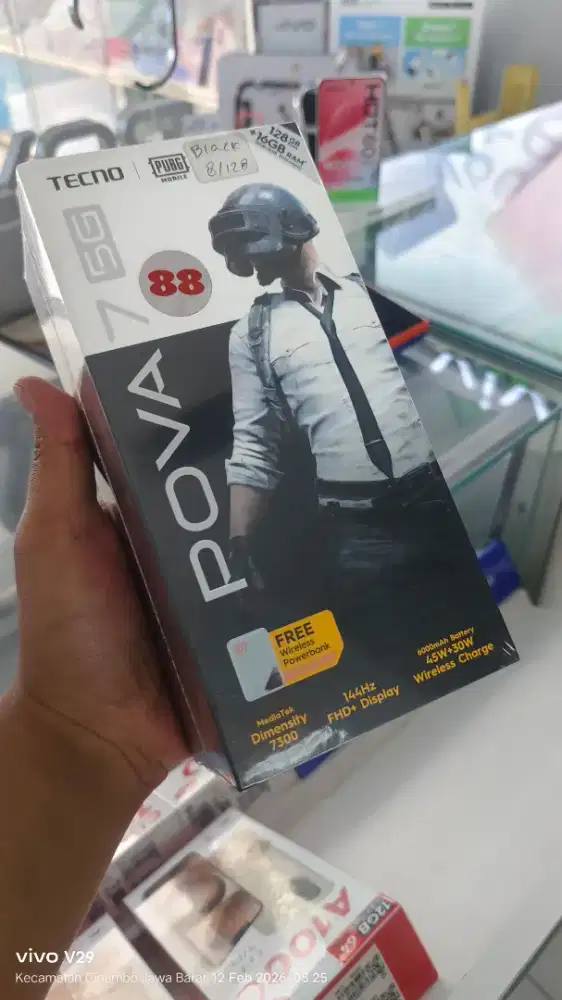 Tecno Pova 7 5G 8+8/128 NFC baru segel pabrik promo spesial