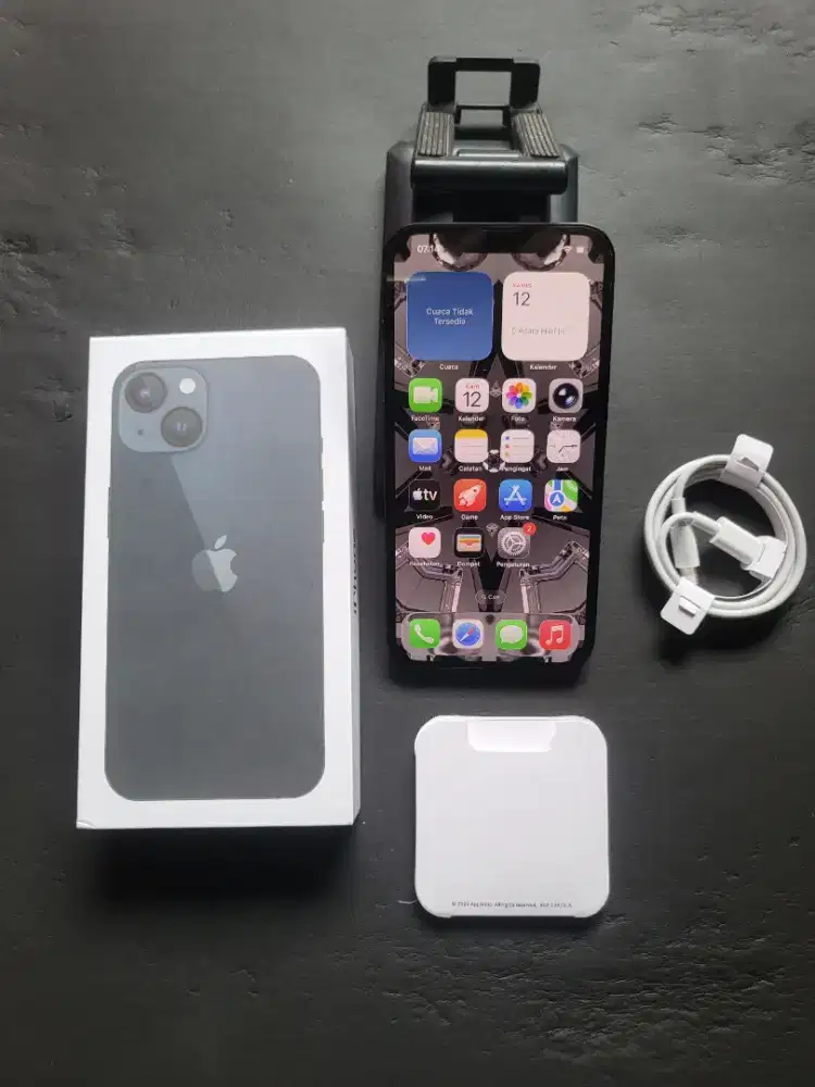 Iphone 13 128gb black inter fullset mulus all operator no minus