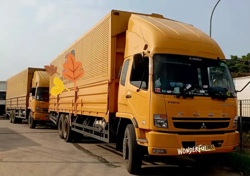 Mitsubishi Fuso 270PS FN 61FL Tronton 6×2 Wingbox 9.8mtr Bio Solar