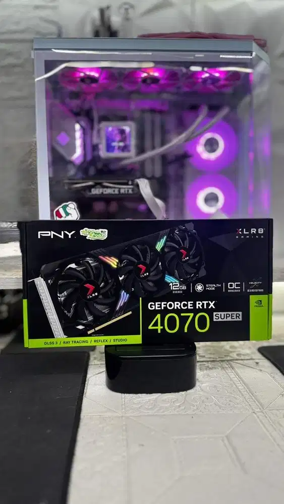 Vga baru rtx 4070 super grns 3 thn harga 10,6 jt