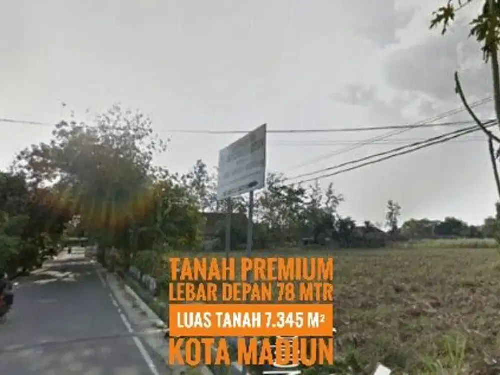 (N) Dijual Tanah Depan RS Griya Husada KOTA MADIUN, Lokasie Berkelas