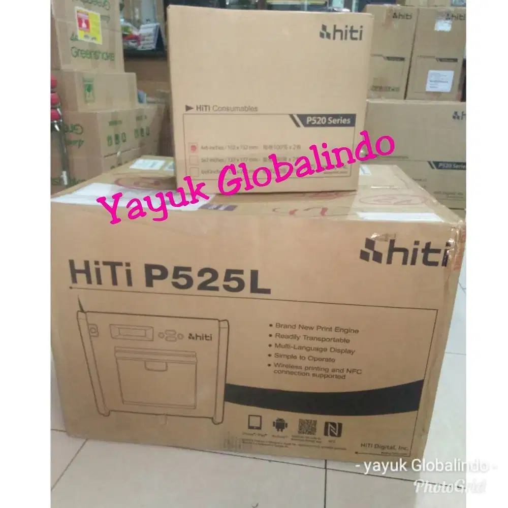 Printer HITI P525L printer foto 2R-6R siap diorder hub.Yayuk