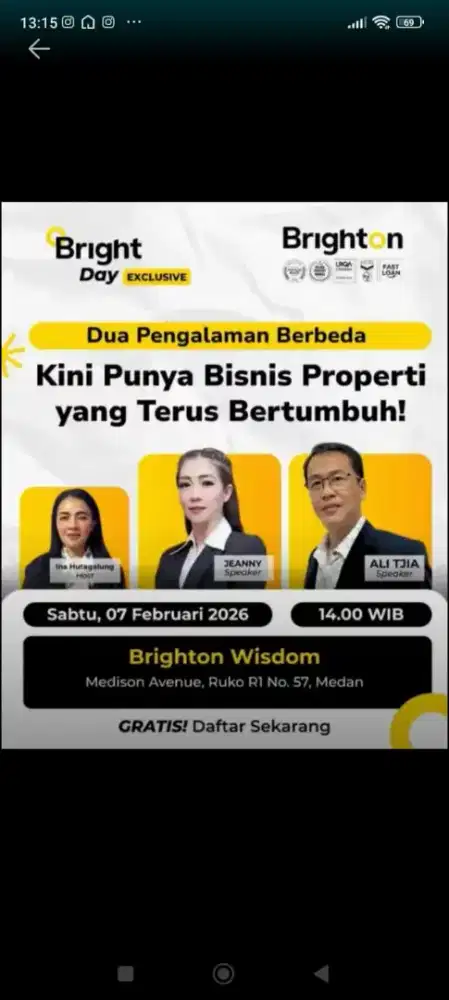 Dibutuhkan Agen Property