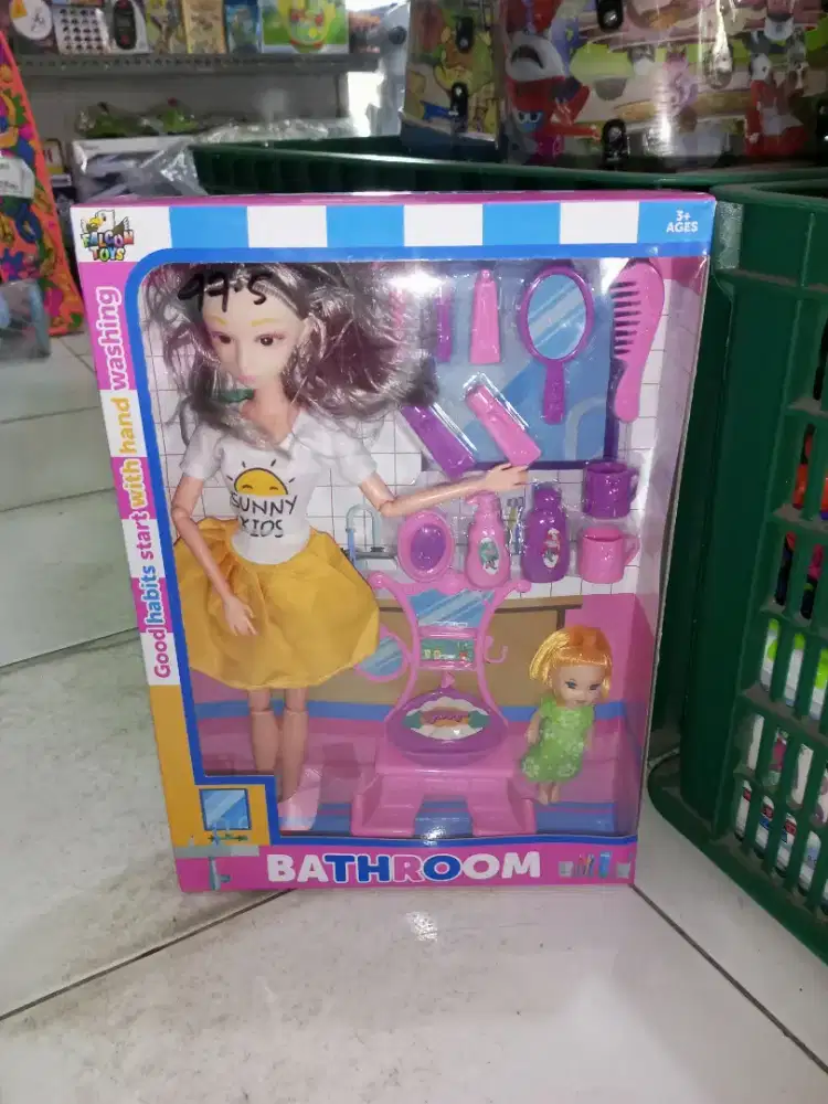 Mainan Anak Barbie Bathroom