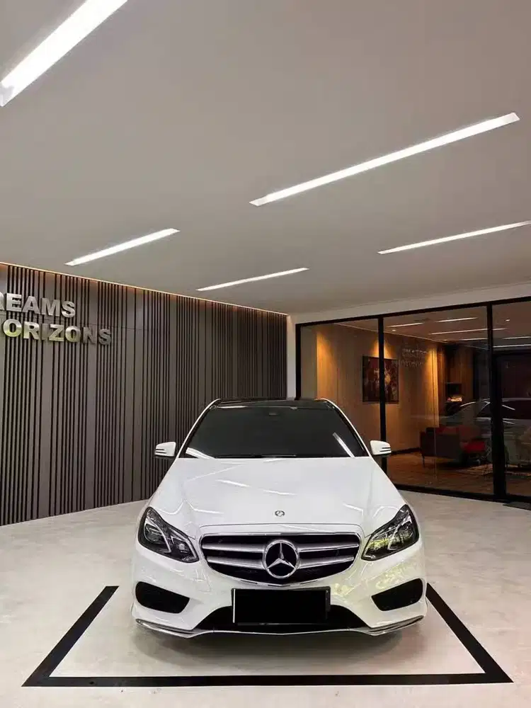 Mercedes Benz E400 AMG 2015 NIK 2014 White on Brown Putih Mercy E 400