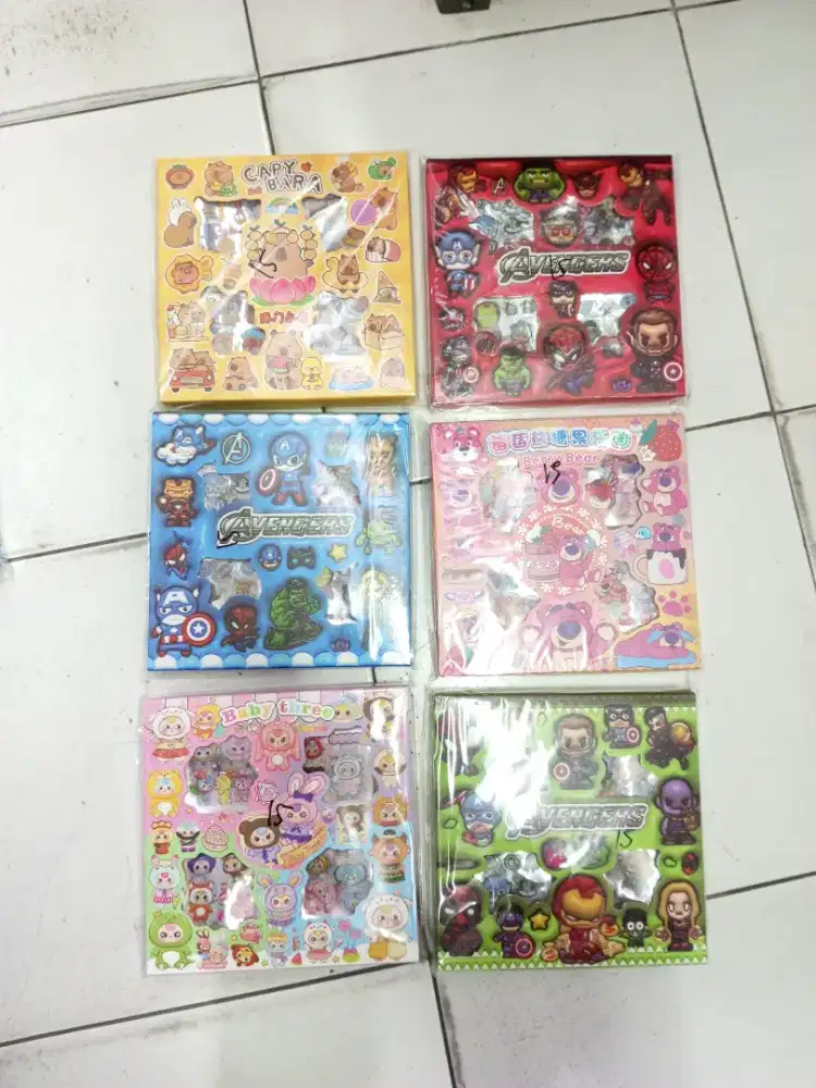 Mainan Anak Stiker Box isi 100