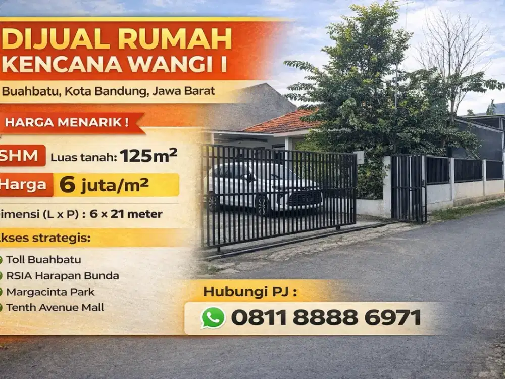 Peluang Terbaik! Tanah 125 m² di Area Berkembang Kota Bandung