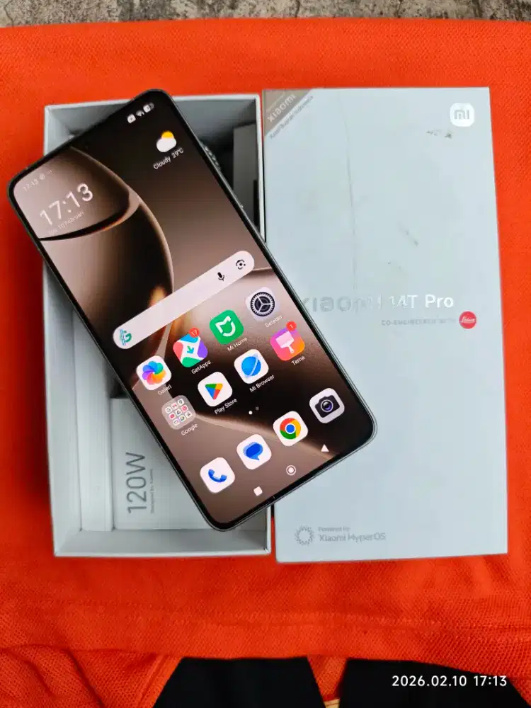 Xiaomi 14T Pro 12/512 Fullset ori segel mulus no minus garansi On 2027