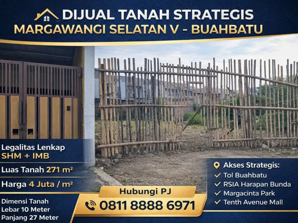 Tanah Premium Area Buahbatu – Legalitas Lengkap & Siap Dikembangkan