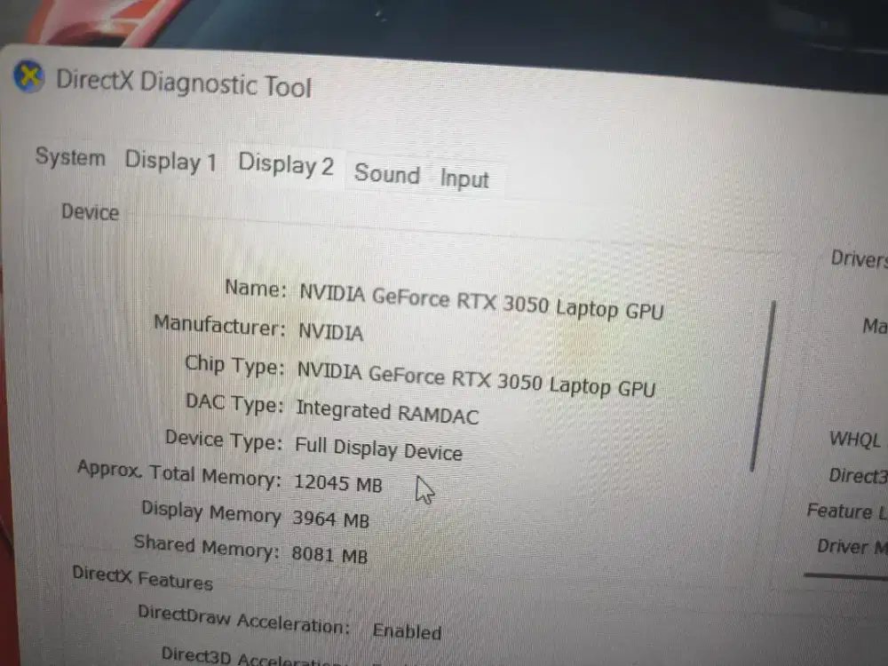 ACER NITRO 5-AN515-57 RGB GEN 11 NVIDIA RTX 3050 (ACER PREDATOR)