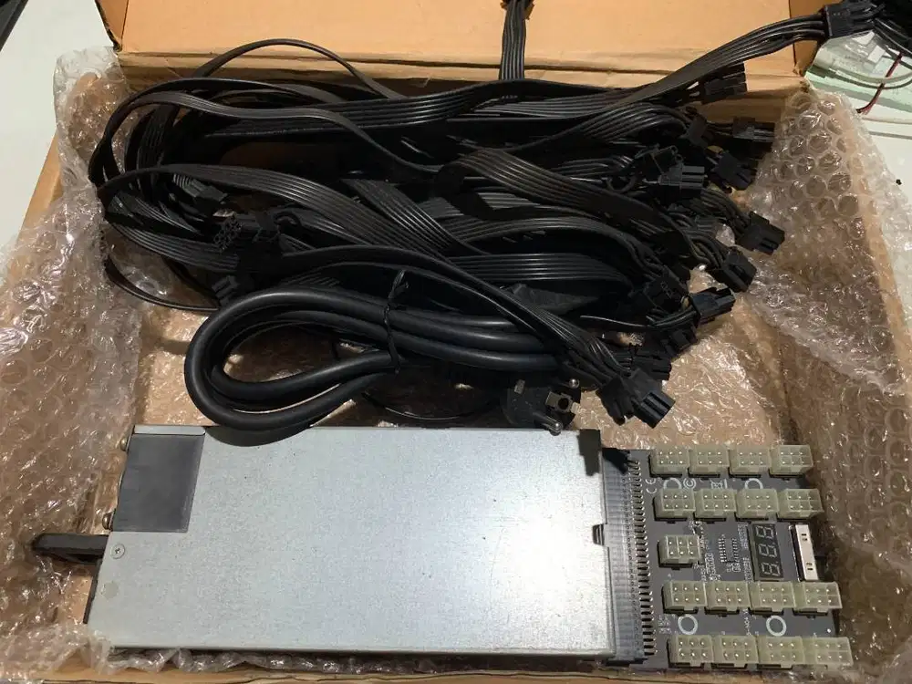 Power supply server psu dell 1400 w break out board kabel pcie 8 pin