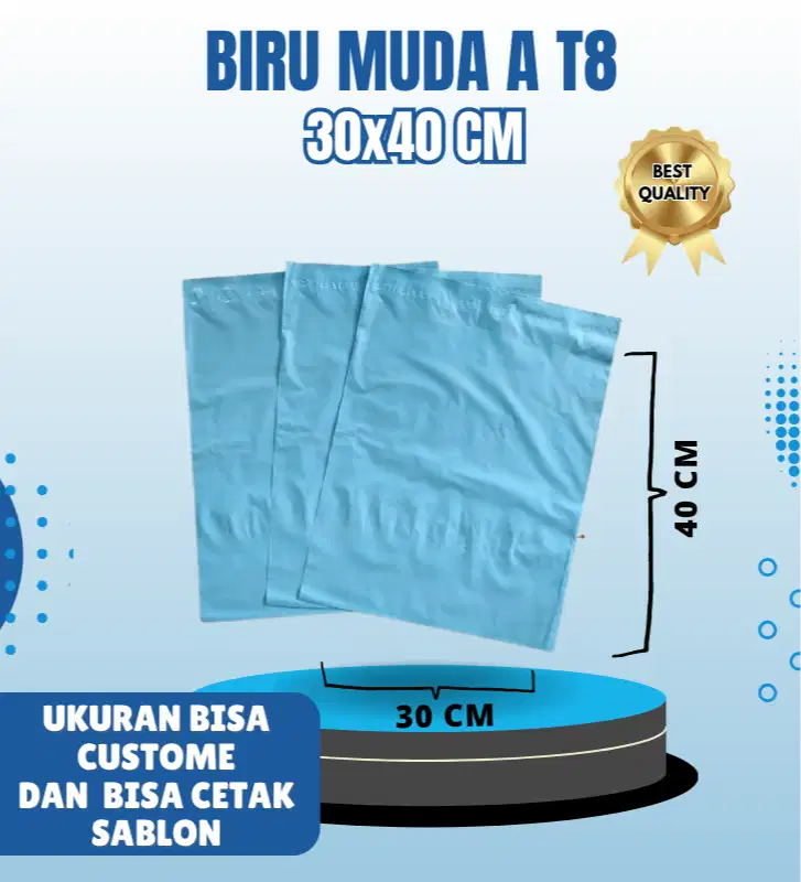 BIRU MUDA A 30X40
