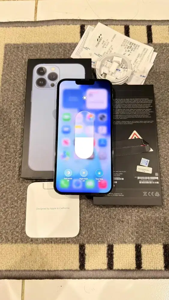 Iphone 13 Promax 128GB Blue Resmi Ibox Mulus Lengkap