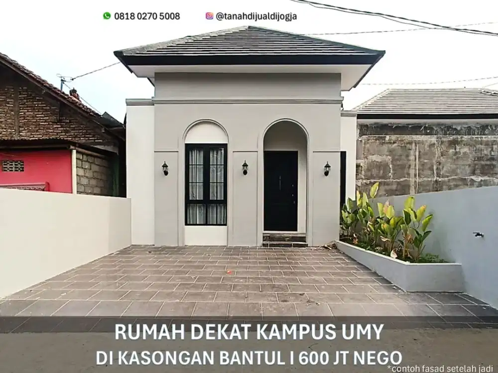 Rumah dekat Kampus UMY di Kasongan Bantul Proses Bangun