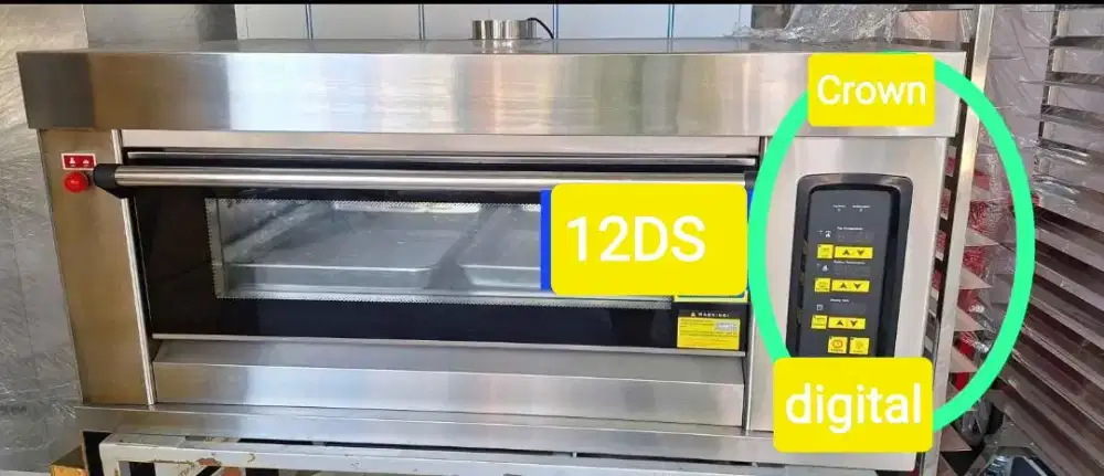 Oven Crown Digital 1 Deck 2 Loyang 20Ds