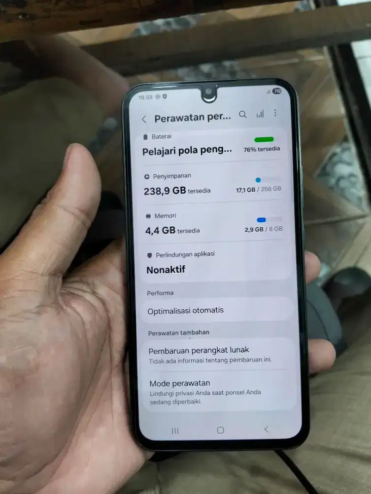 Samsung A34 8/256 5G resmi lecet pemakean masih bgus bs tuker tambah