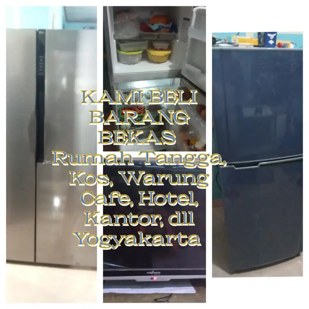 Kami terima Lagi Barang Bekas Kulkas, Freezer, Showcase, AC dan lain