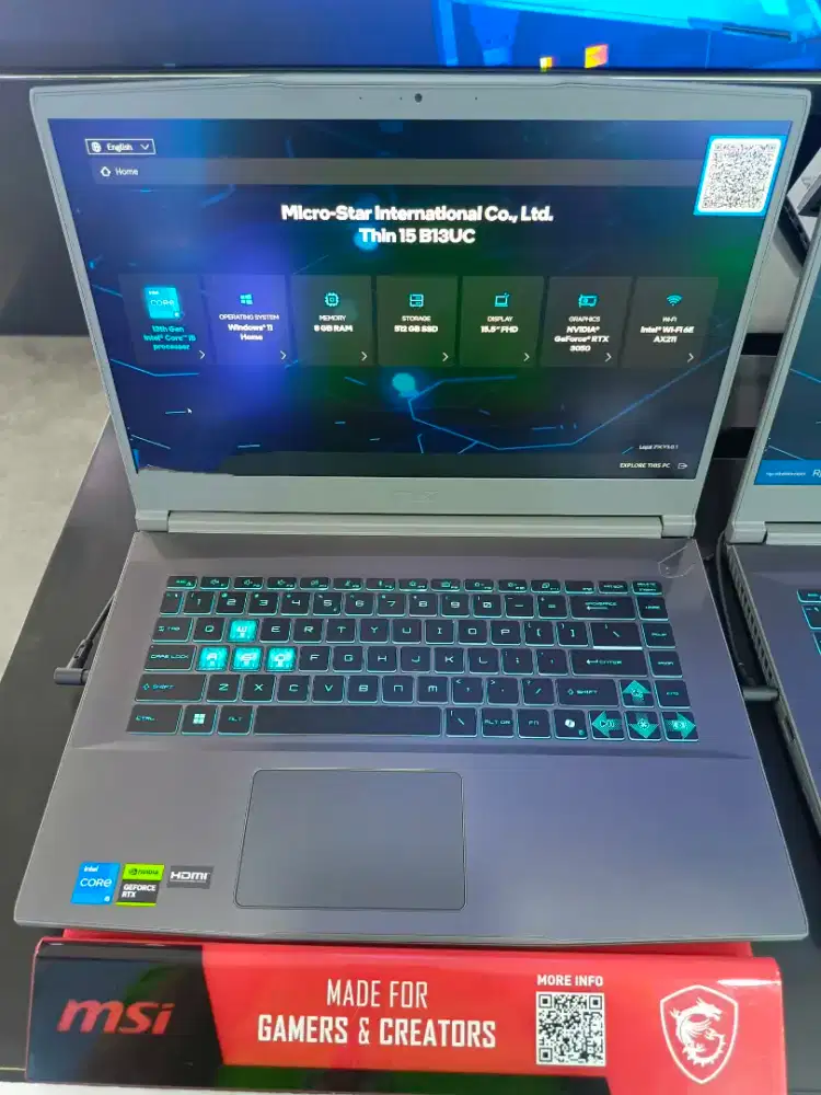 Kredit laptop MSI B13UC