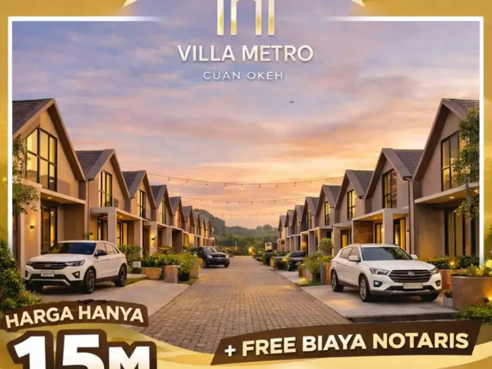 Poros Jalan Area Wisata Villa Metro Garansi Passive Income