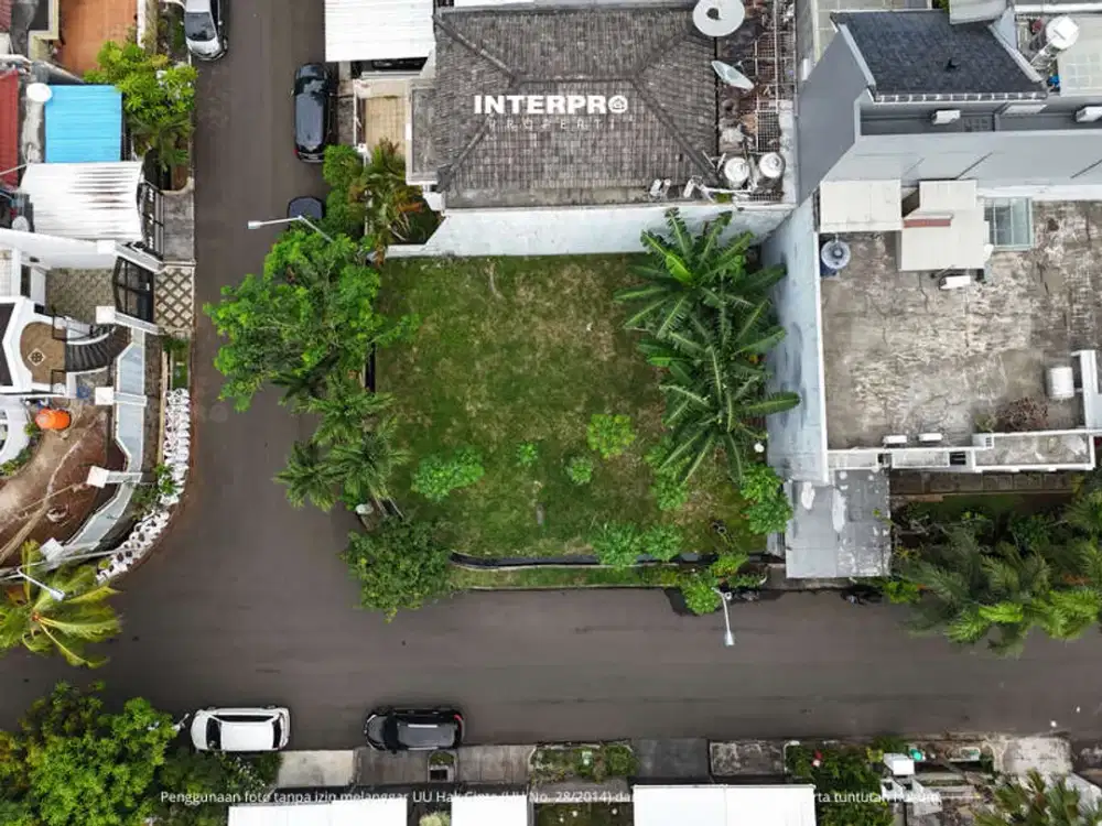 Kavling Hook Dijual Taman Permata Buana Kembangan Hadap Barat dan Utara - Luas 229m2