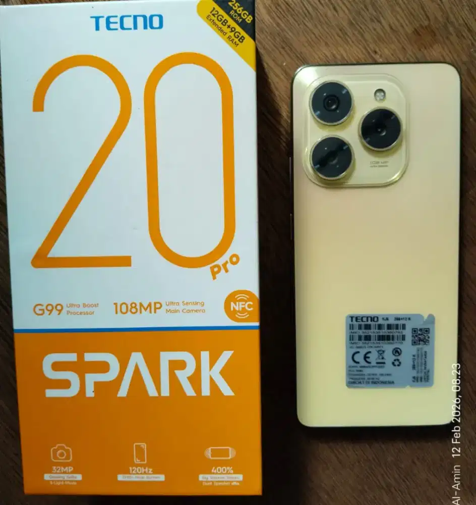TECNO SPARK 20 PRO RAM 12+9/256