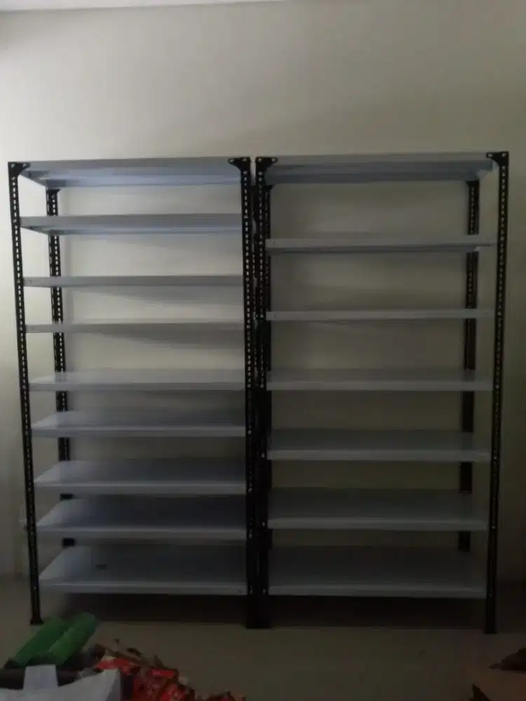 Rak besi rak siku rak buku