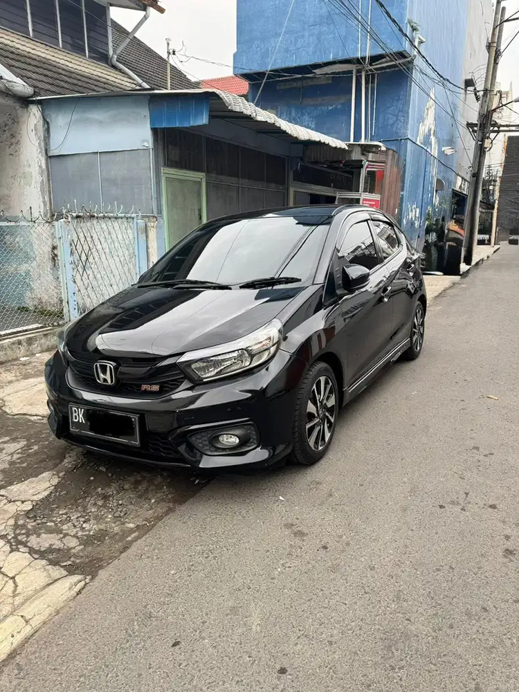 Honda Brio RS CVT 2021 Automatic Hitam