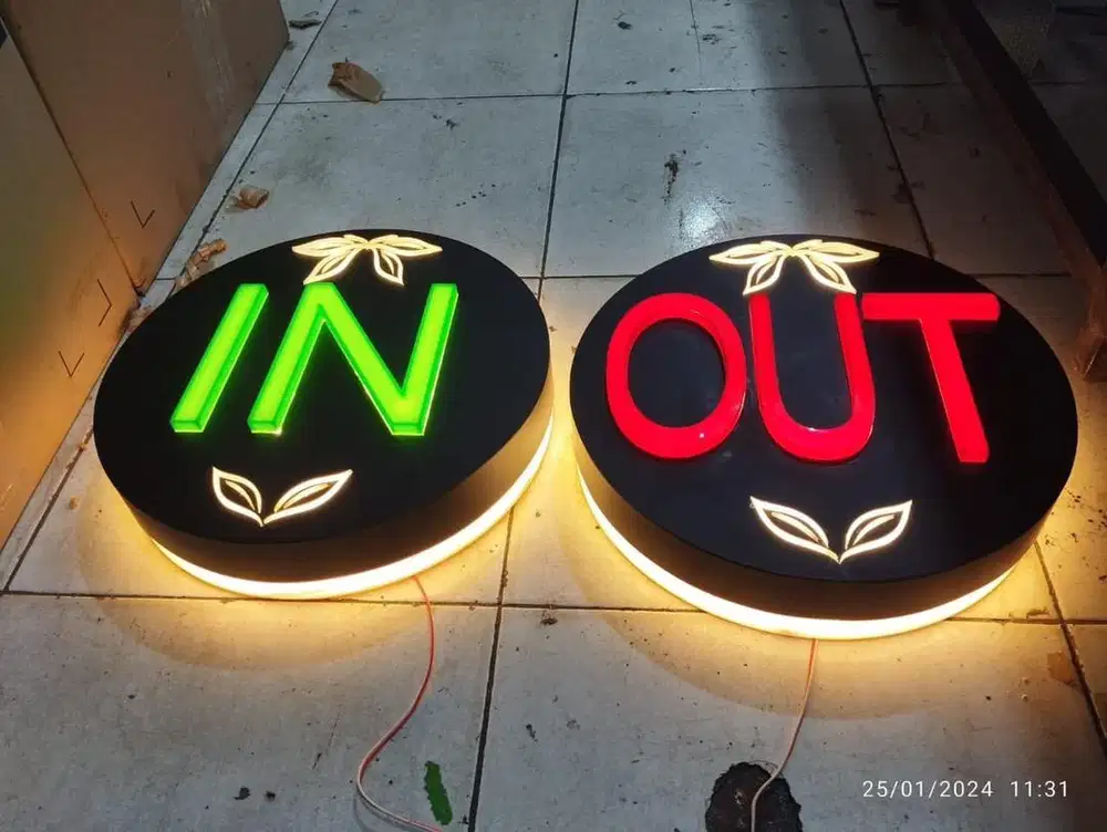 NEON BOX Backlight Custom Letter LED