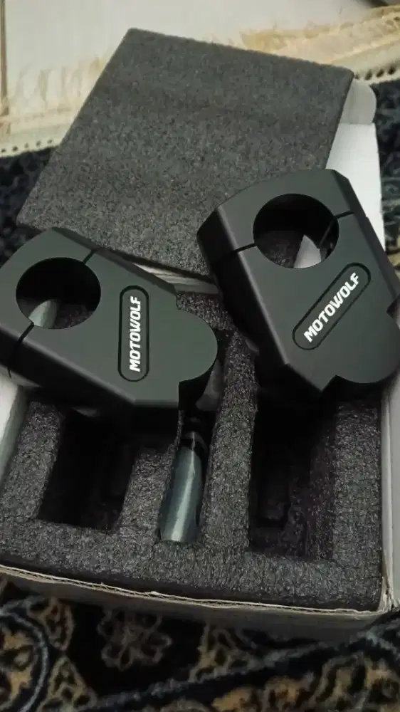 Rasier owninggi stang 28mm Motowolf baru tidak jadi pake