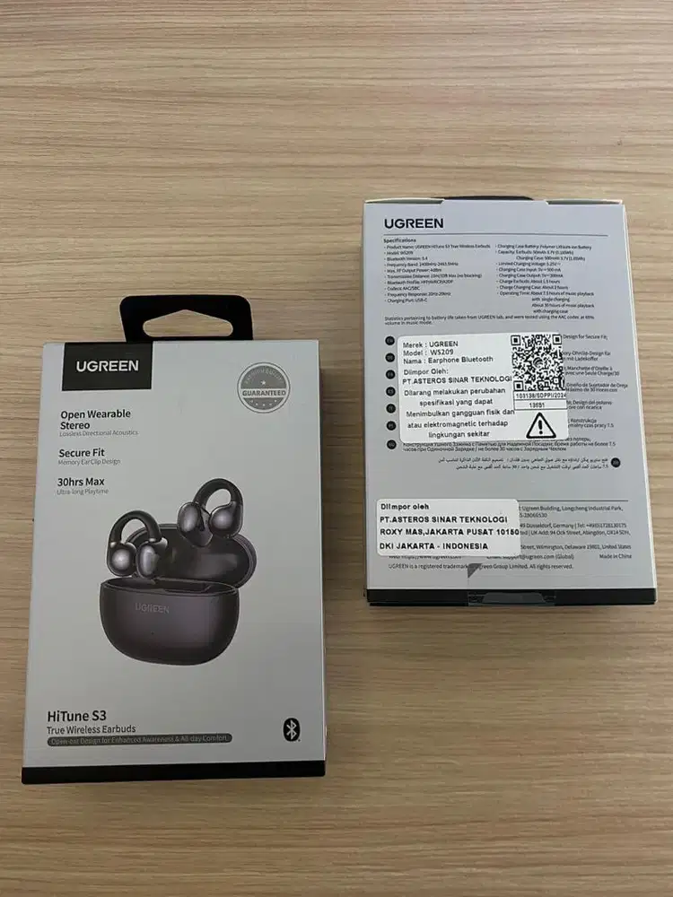 Hf Ugreen TWS Hitune S3 Clip Black