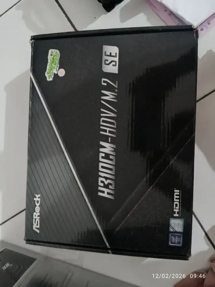 Di jual MotherboardASRock H310CM-HDV/M.2 SE Garansi On